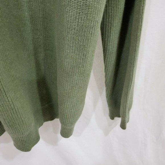 Eddie Bauer Hong Kong light green olive sweater - Picture 6 of 8